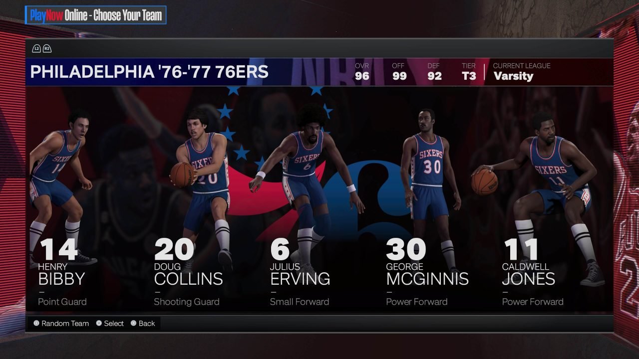 1976-77 Philadelphia 76ers on NBA 2K24