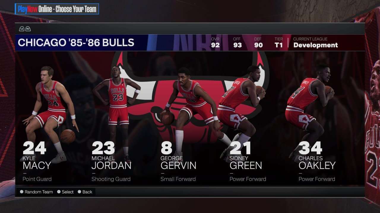1985-86 Chicago Bulls on NBA 2K24