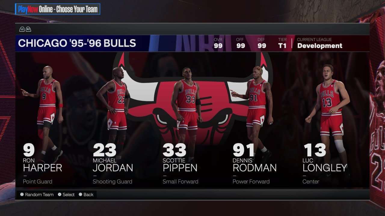 1995-96 Chicago Bulls on NBA 2K24