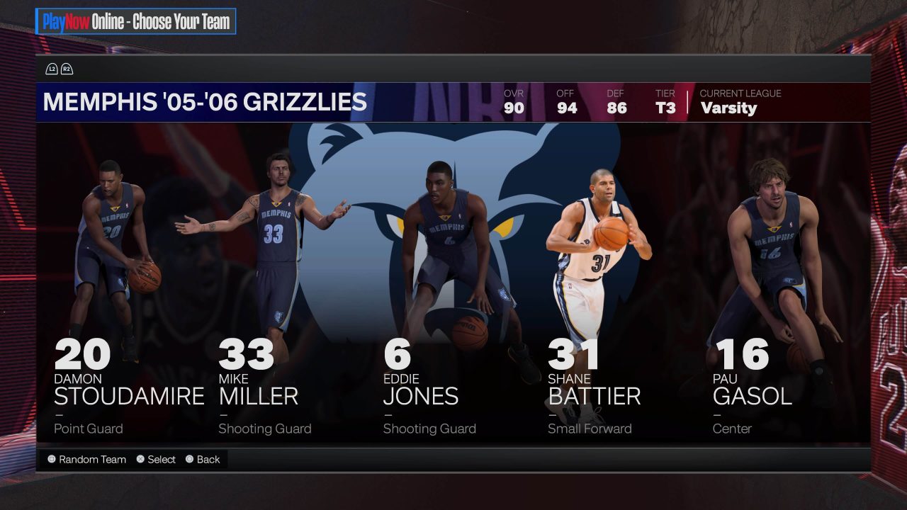 2005-06 Memphis Grizzlies on NBA 2K24