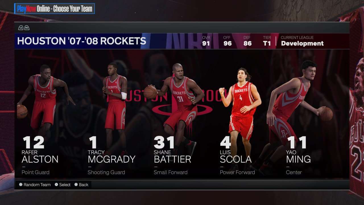 2007-08 Houston Rockets on NBA 2K24