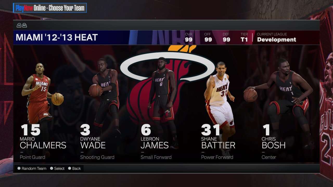2012-13 Miami Heat on NBA 2K24