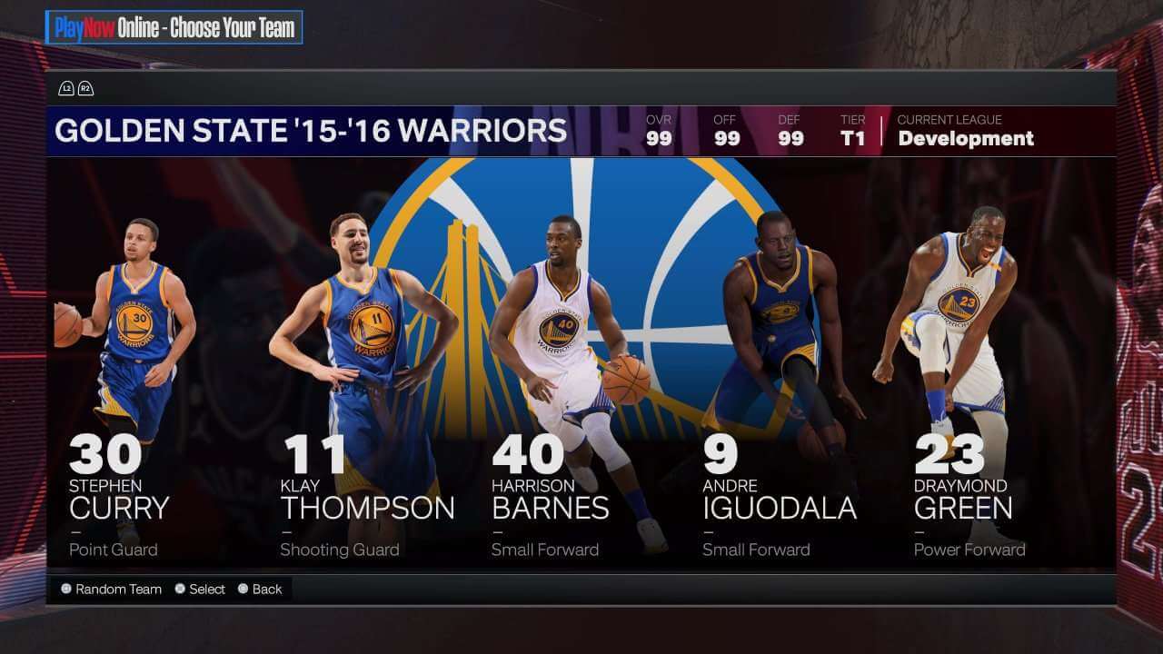 2015-16 Golden State Warriors on NBA 2K24