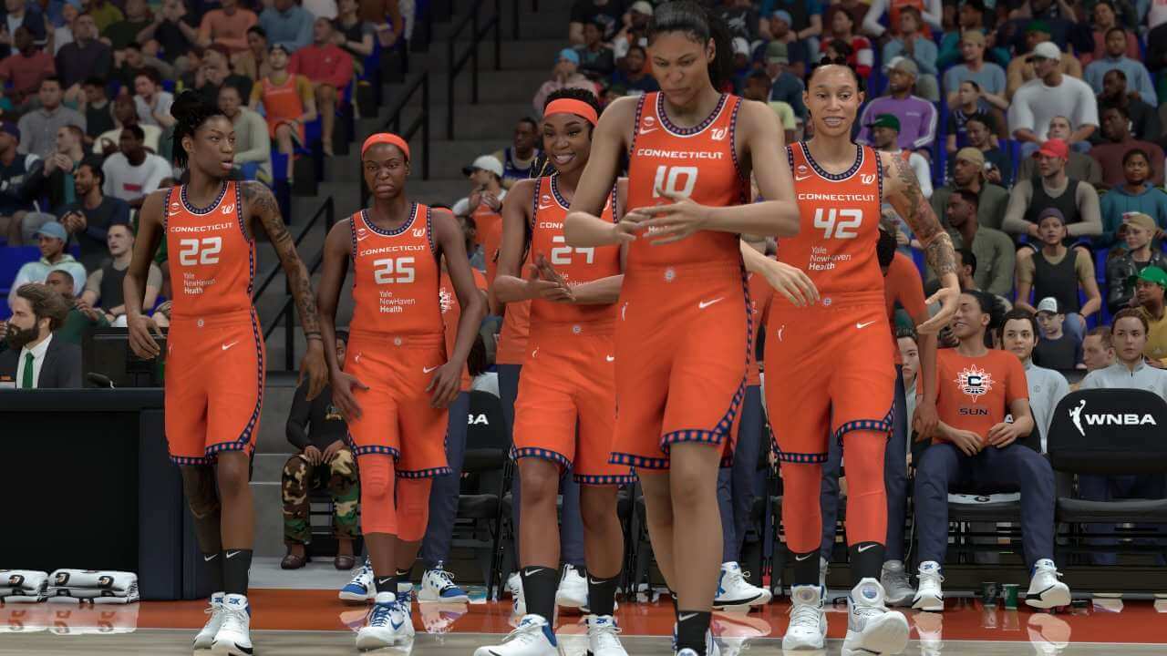Connecticut Sun on NBA 2K26
