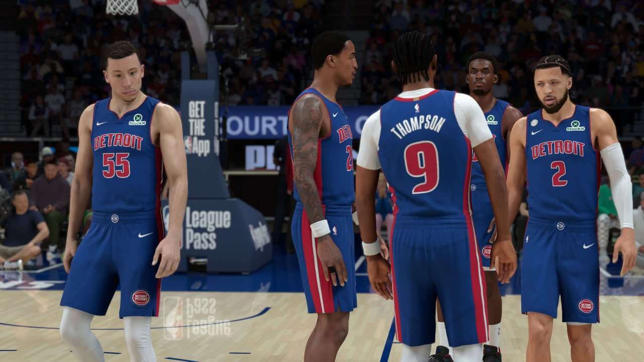 Detroit Pistons NBA 2K27 Starters