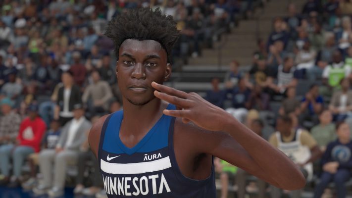 Jaden McDaniels on NBA 2K26