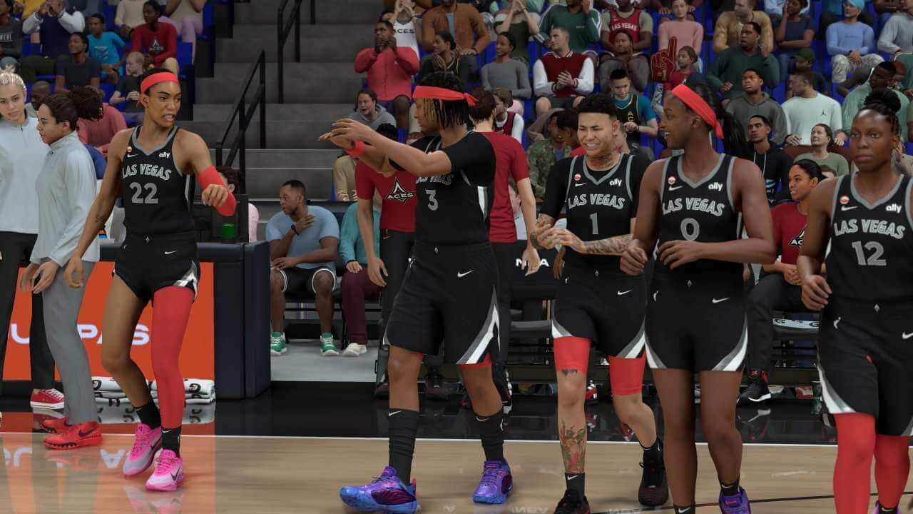 Las Vegas Aces on NBA 2K27