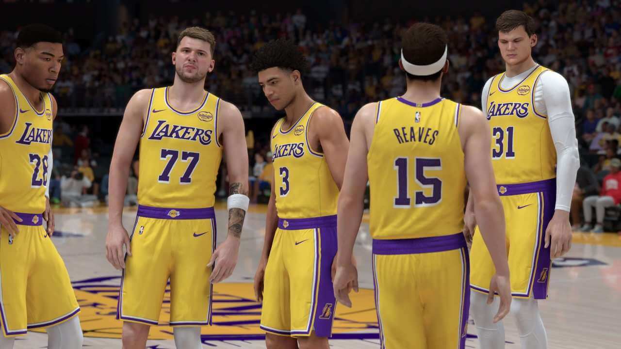 Los Angeles Lakers NBA 2K27 Starters
