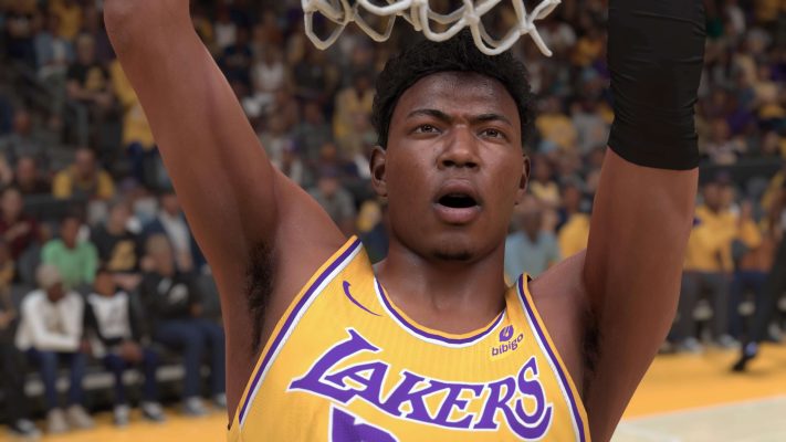 NBA Men's #23 LeBron James Los Angeles Lakers Backer Name & Number